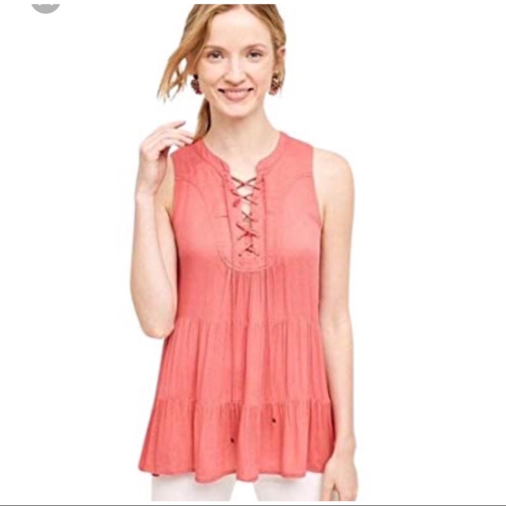 Anthro Anafa Tiered Tank